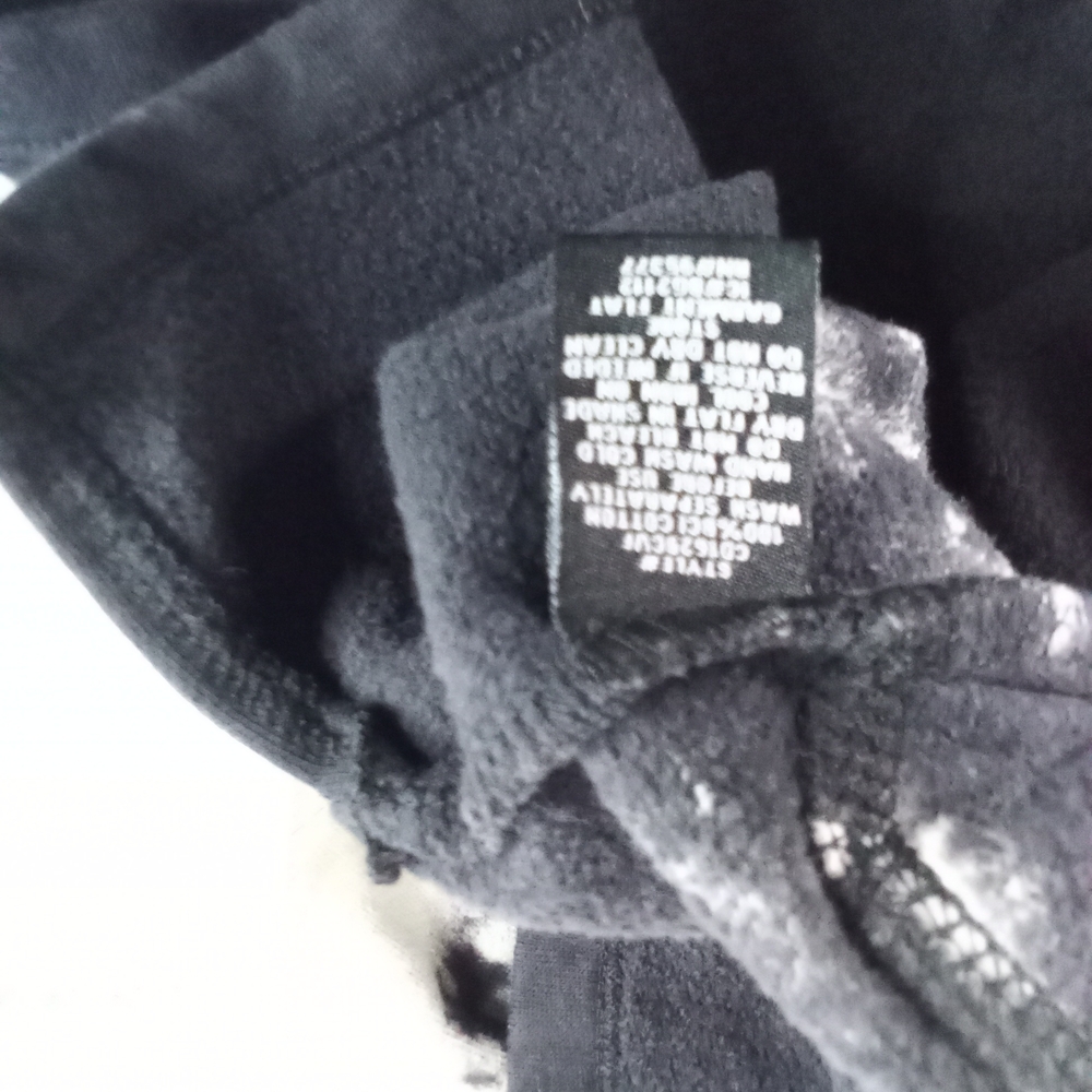 Anthropologie Sanctuary Sweatshirt Dress Black White Abstract Pockets - Picture 6 of 7